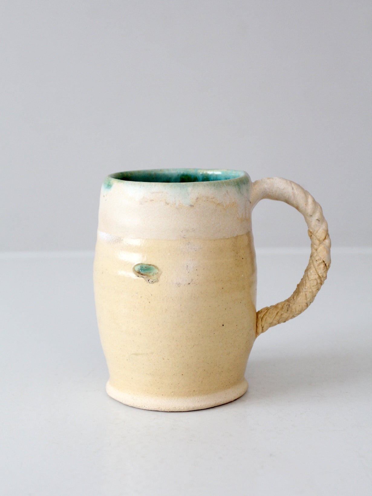 vintage studio pottery mug