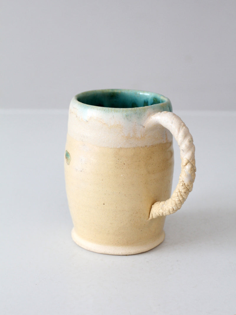 vintage studio pottery mug