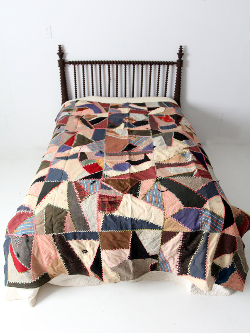 antique crazy quilt