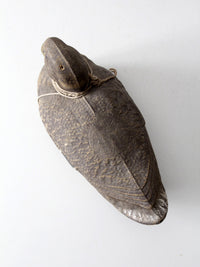 vintage JC Higgins mallard duck decoy