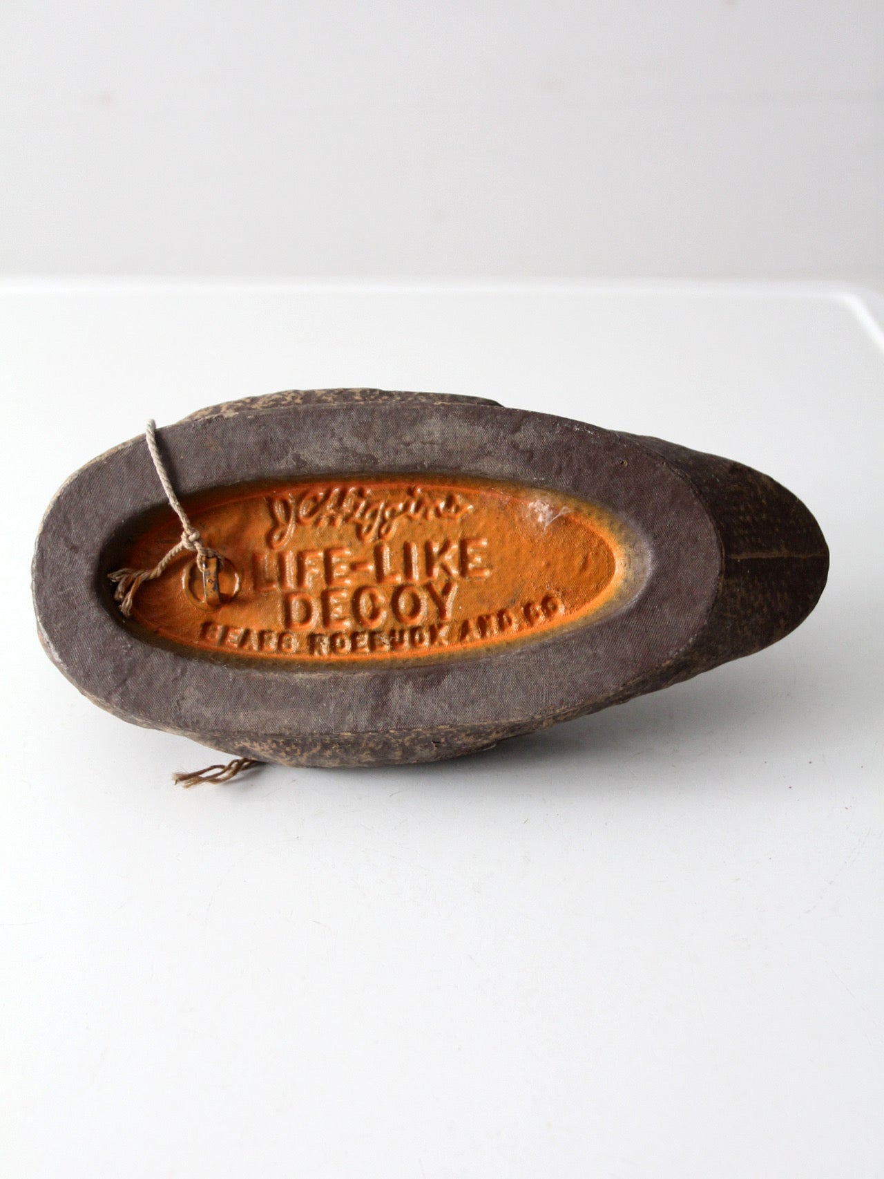 vintage JC Higgins mallard duck decoy