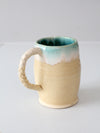 vintage studio pottery mug