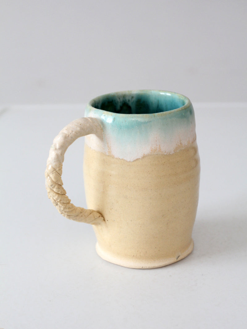 vintage studio pottery mug