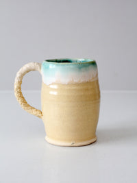 vintage studio pottery mug