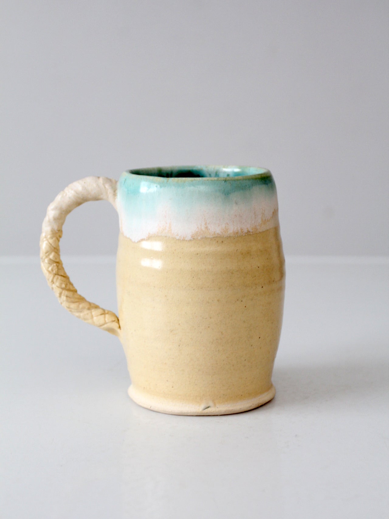 vintage studio pottery mug