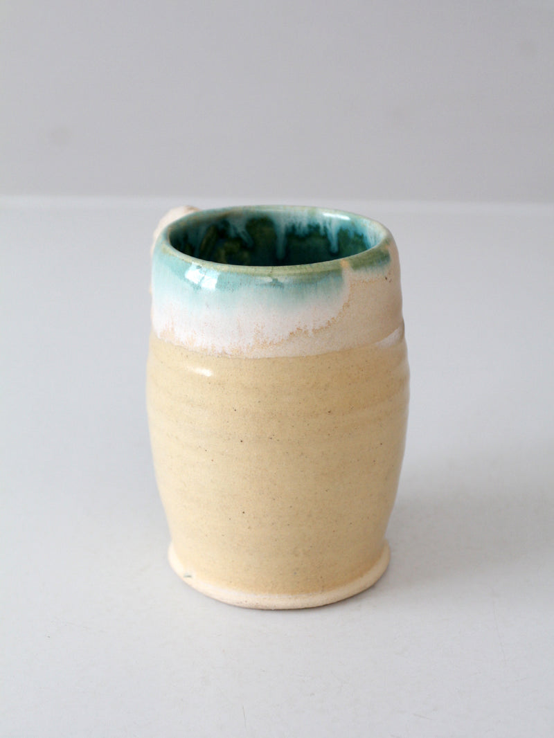 vintage studio pottery mug