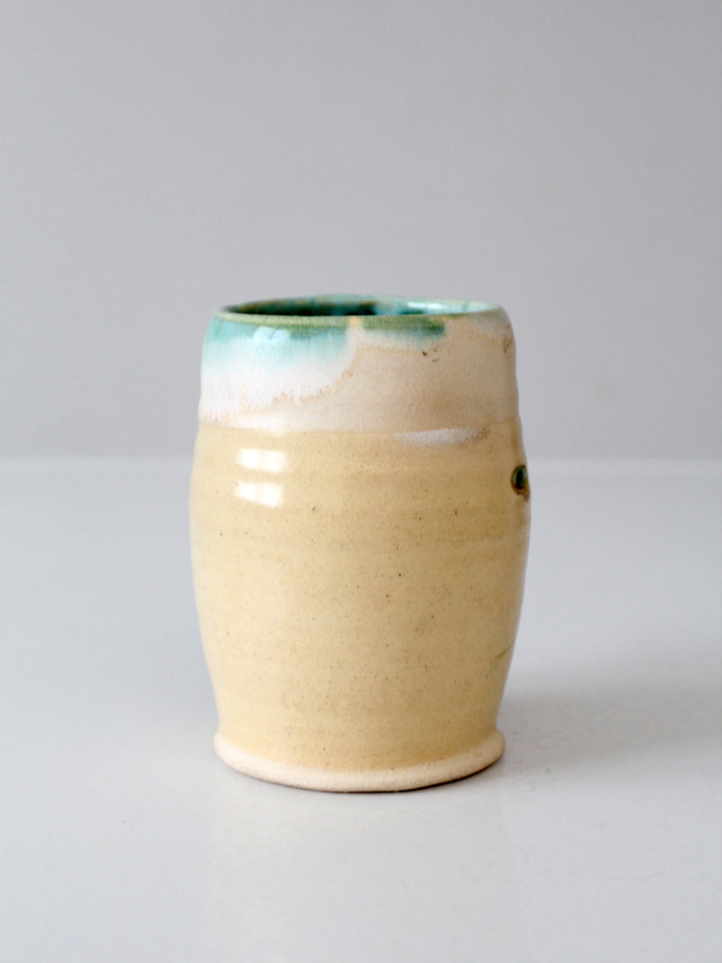 vintage studio pottery mug