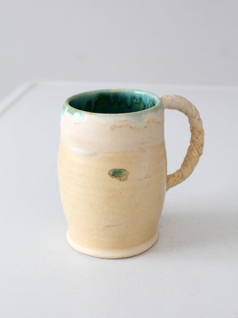 vintage studio pottery mug