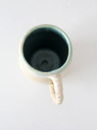 vintage studio pottery mug