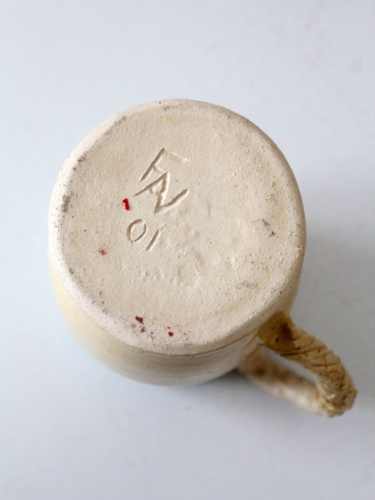 vintage studio pottery mug