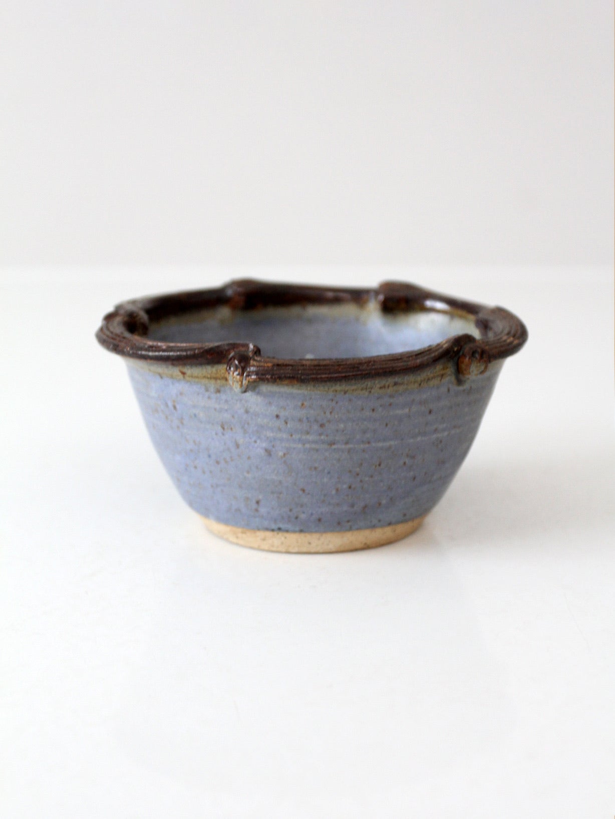 vintage Coffelt studio pottery apple baker bowl