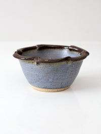 vintage Coffelt studio pottery apple baker bowl