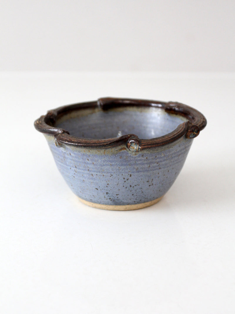 vintage Coffelt studio pottery apple baker bowl