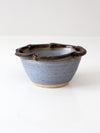 vintage Coffelt studio pottery apple baker bowl