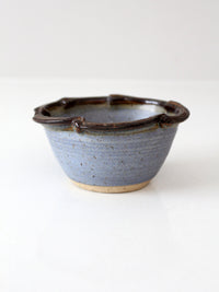 vintage Coffelt studio pottery apple baker bowl
