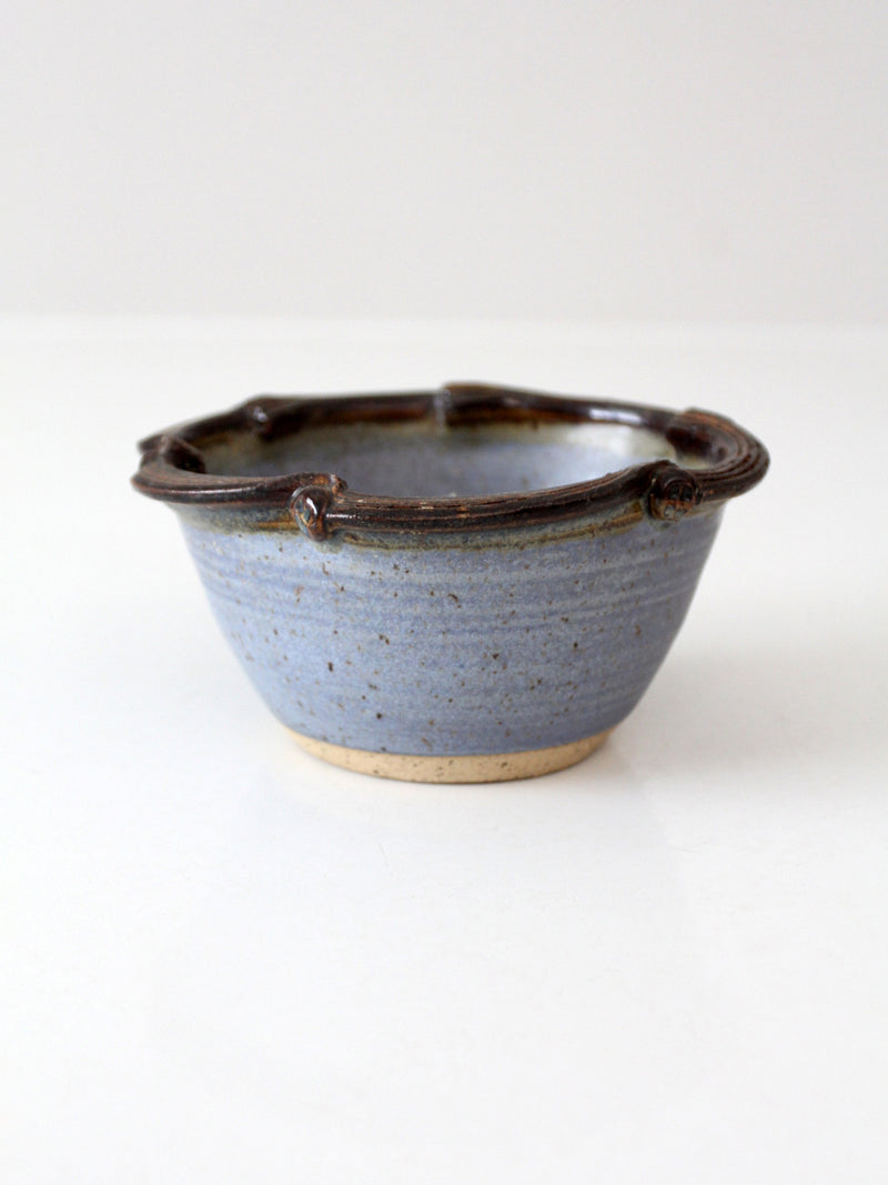 vintage Coffelt studio pottery apple baker bowl