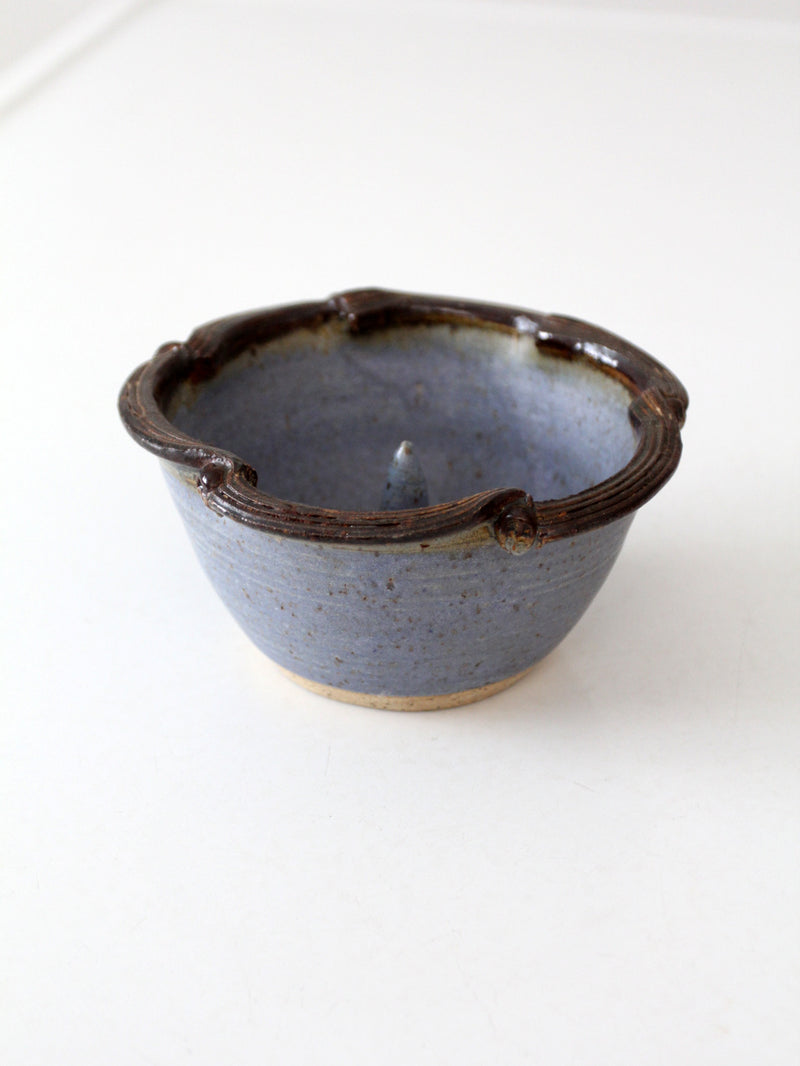 vintage Coffelt studio pottery apple baker bowl