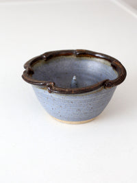 vintage Coffelt studio pottery apple baker bowl