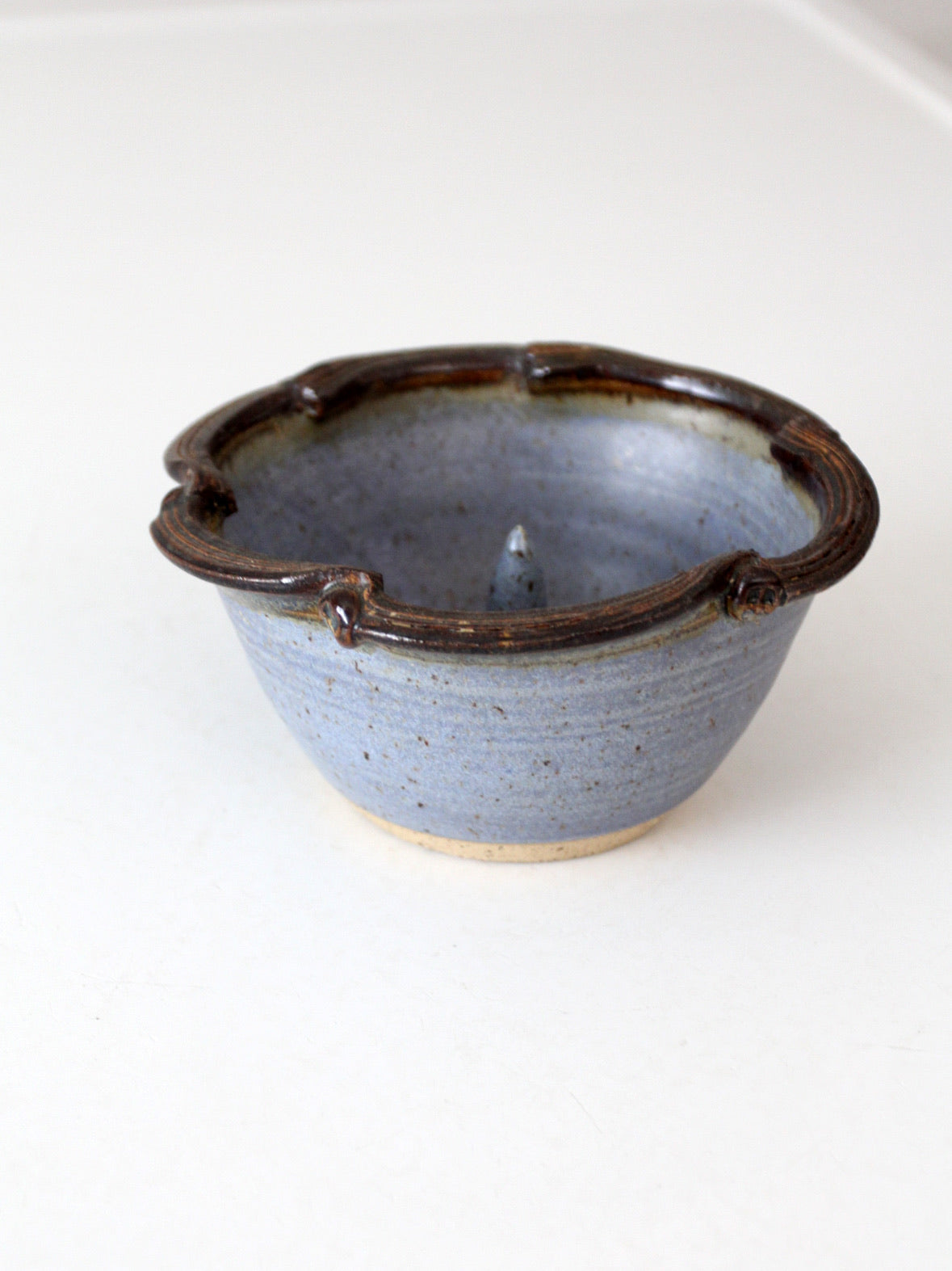 vintage Coffelt studio pottery apple baker bowl