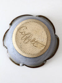 vintage Coffelt studio pottery apple baker bowl