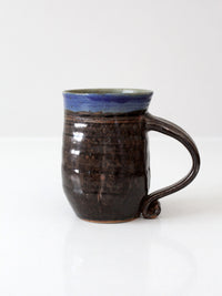 vintage studio pottery mug