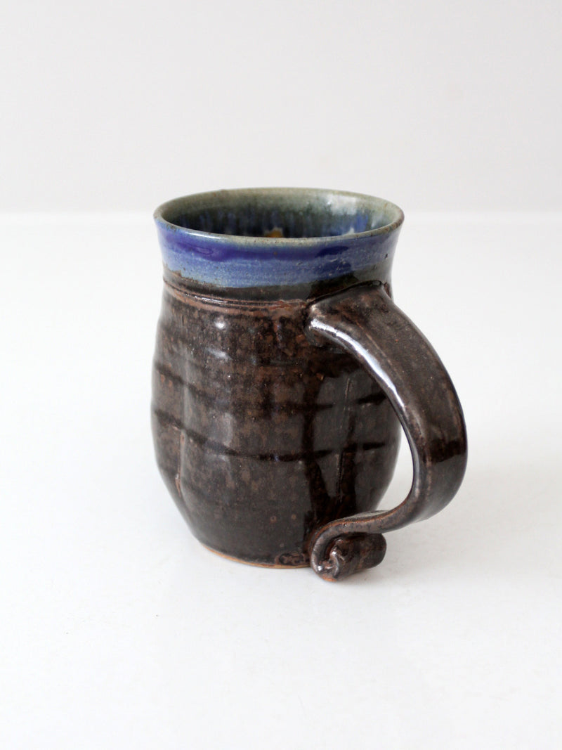 vintage studio pottery mug