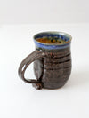 vintage studio pottery mug
