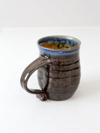 vintage studio pottery mug