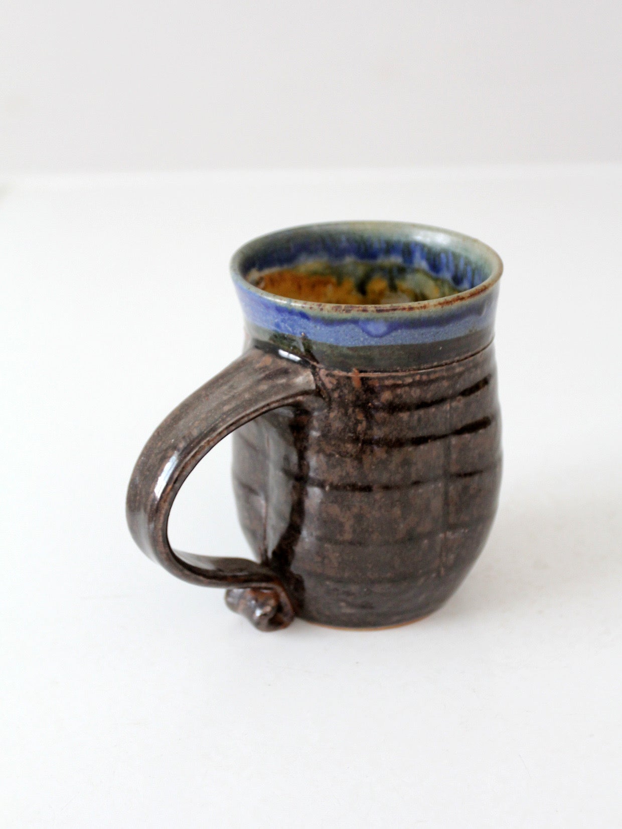 vintage studio pottery mug