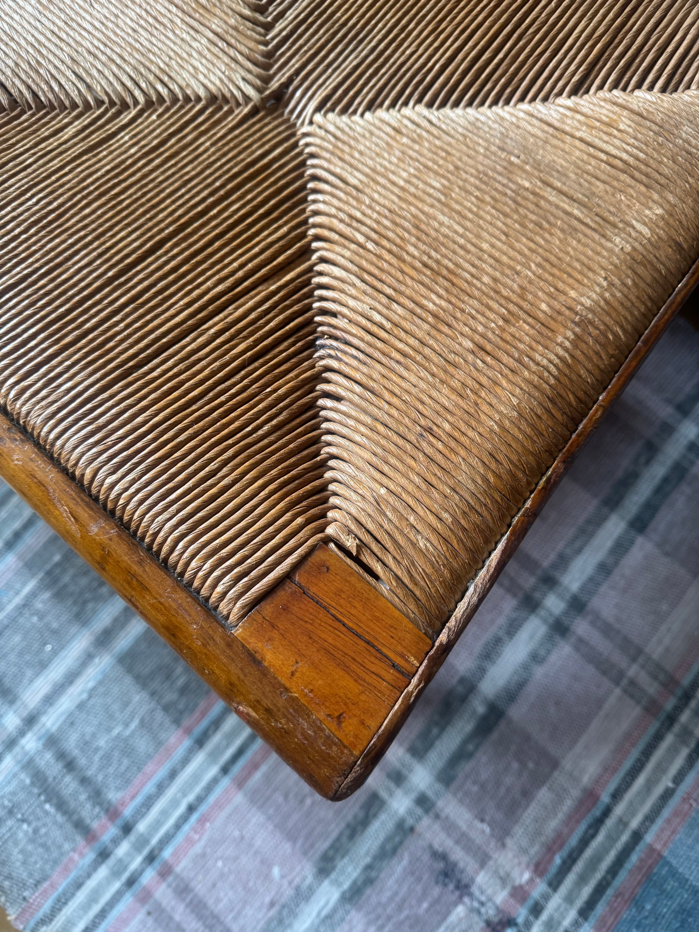 antique rush seat chairs set of 6