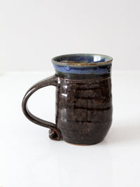vintage studio pottery mug