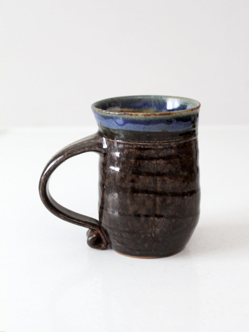 vintage studio pottery mug
