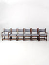 vintage Jacobean Revival style set of 6