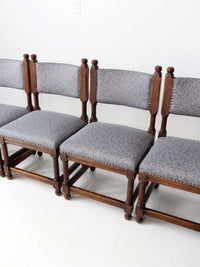 vintage Jacobean Revival style set of 6