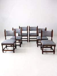 vintage Jacobean Revival style set of 6