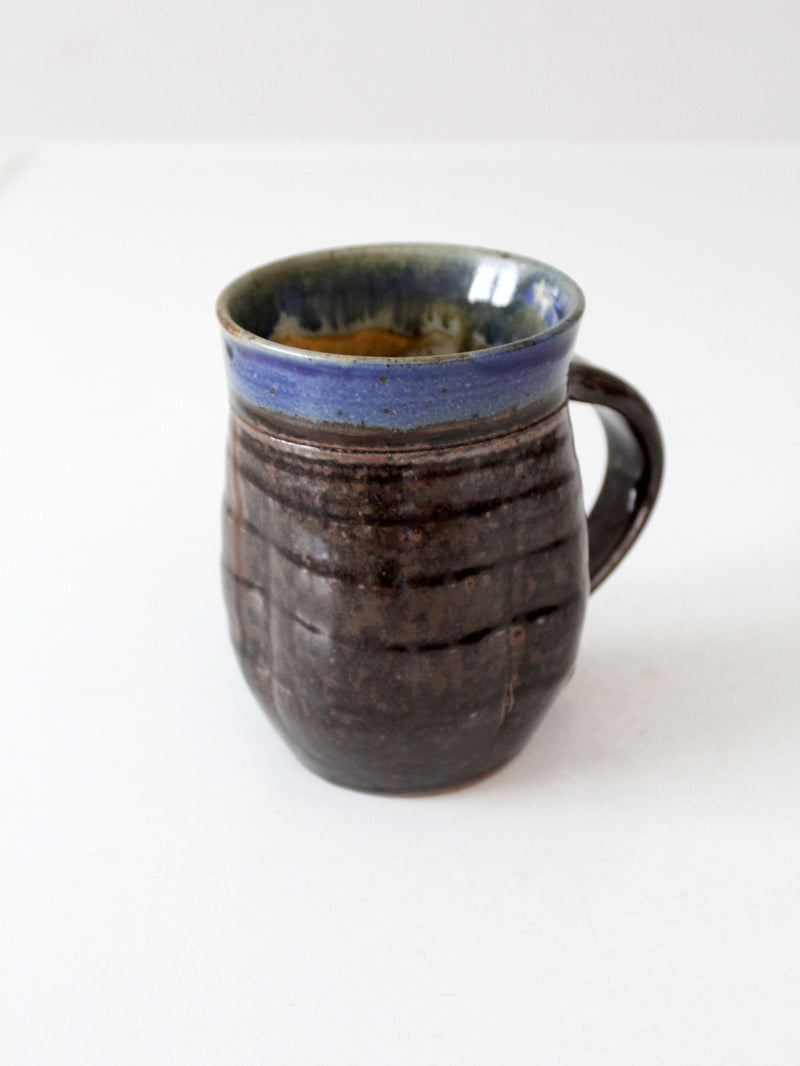 vintage studio pottery mug