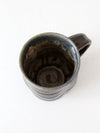 vintage studio pottery mug