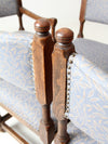 vintage Jacobean Revival style set of 6