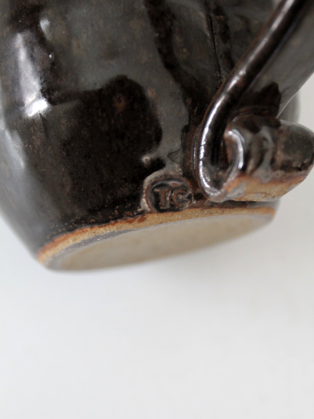 vintage studio pottery mug
