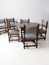 vintage Jacobean Revival style set of 6
