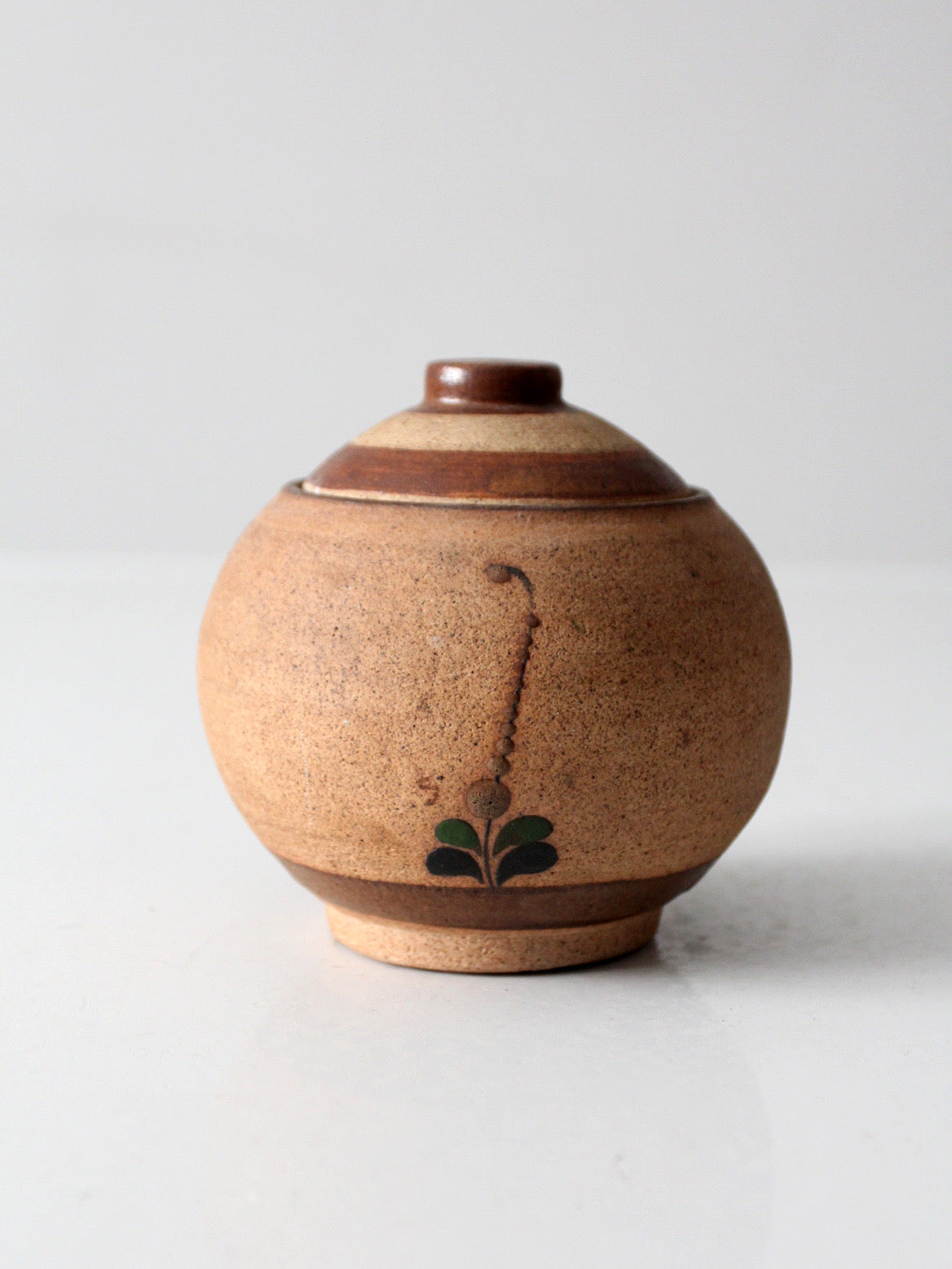 mid-century Mexican Tonala style pottery jar