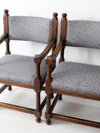 vintage Jacobean Revival style set of 6
