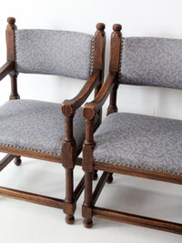 vintage Jacobean Revival style set of 6