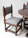 vintage Jacobean Revival style set of 6