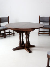 vintage Jacobean Revival style set of 6