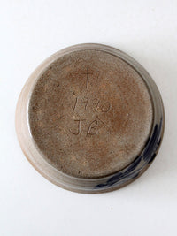 vintage Beaumont Brothers pottery bowl