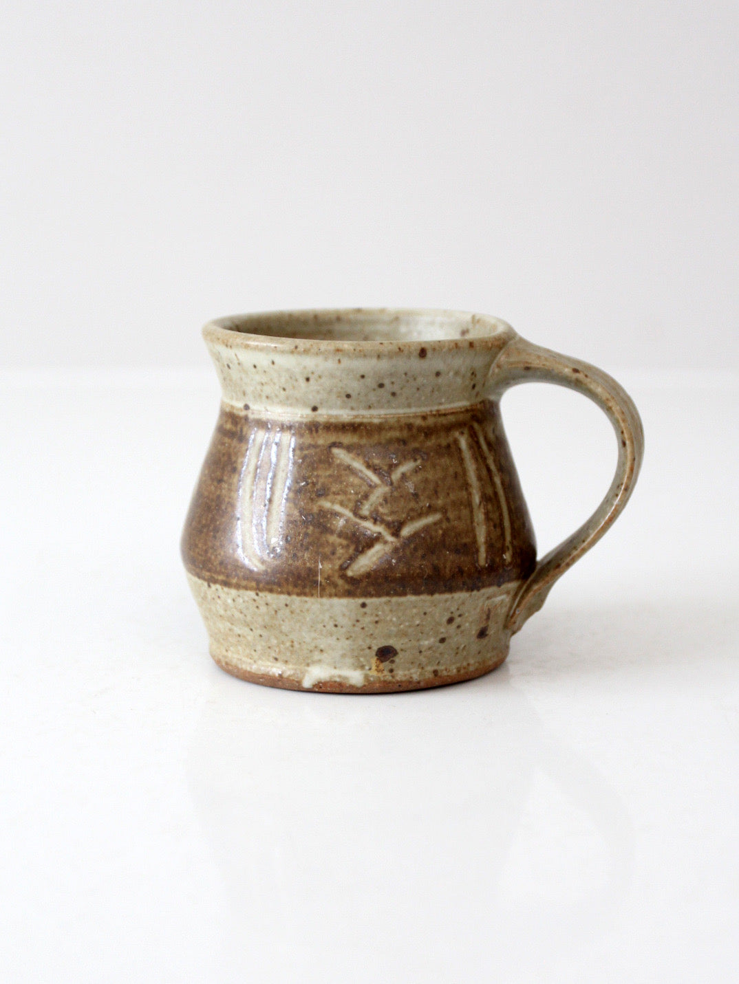 vintage studio pottery mug