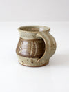 vintage studio pottery mug