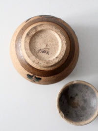 mid-century Mexican Tonala style pottery jar