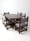 vintage Jacobean Revival style set of 6